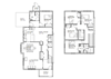 Treehouse Apartments Five Bedroom Three Bathroom Apartment Floorplan.